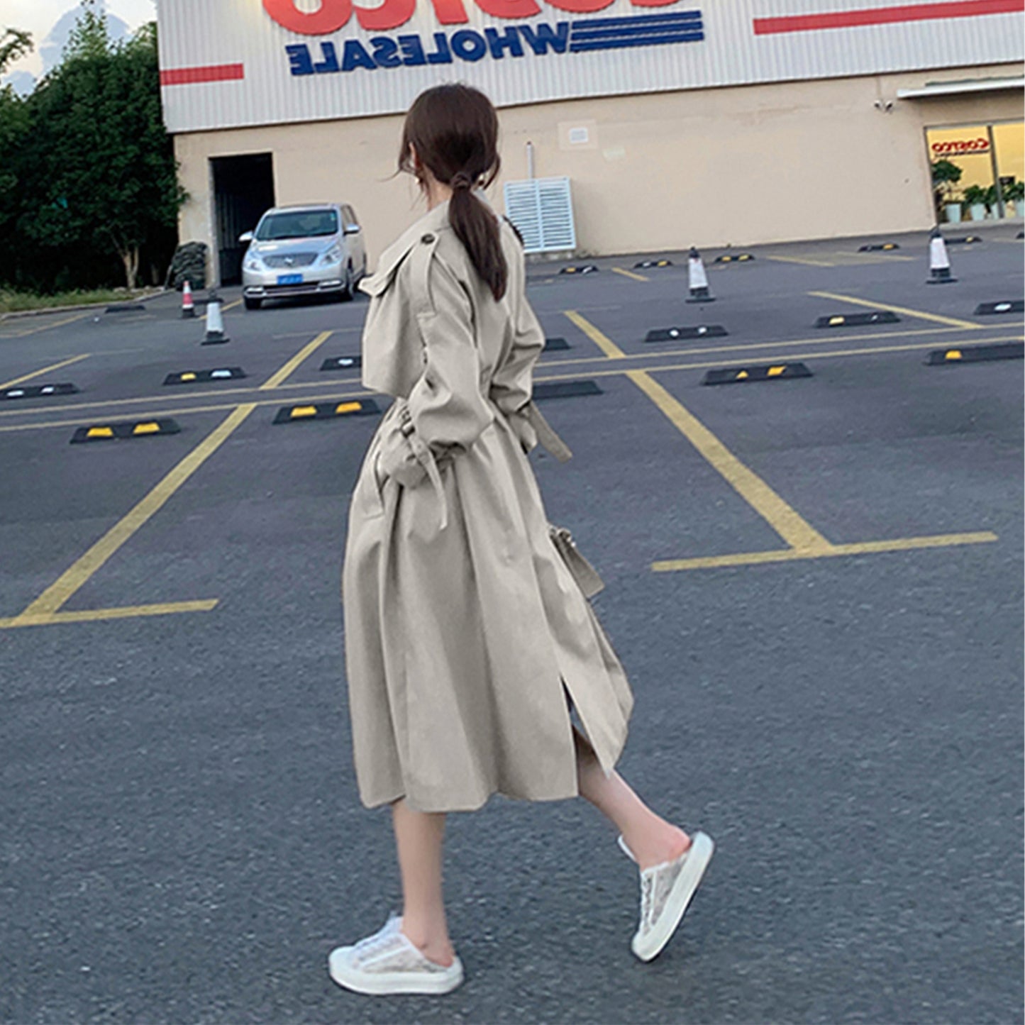 Women Trendy Trench Oversized Coat