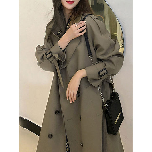 Women Trendy Trench Oversized Coat