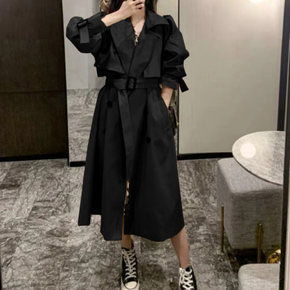 Women Trendy Trench Oversized Coat