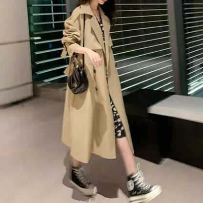 Women Trendy Trench Oversized Coat