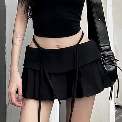 Girly Style All-match Low Waist Skirt