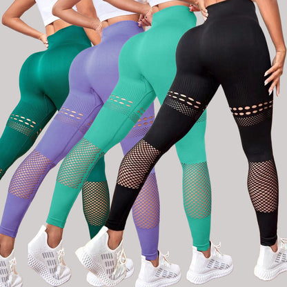 Hollow Seamless Yoga Fitness Pants