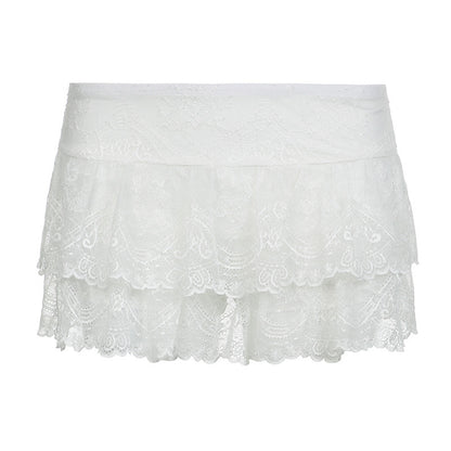 Pure Sexy Lace Low Waist Skirt